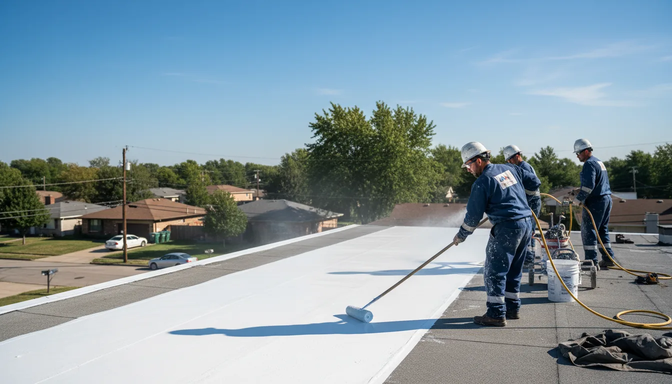 Commercial roof coating in Providence Forge, VA near me